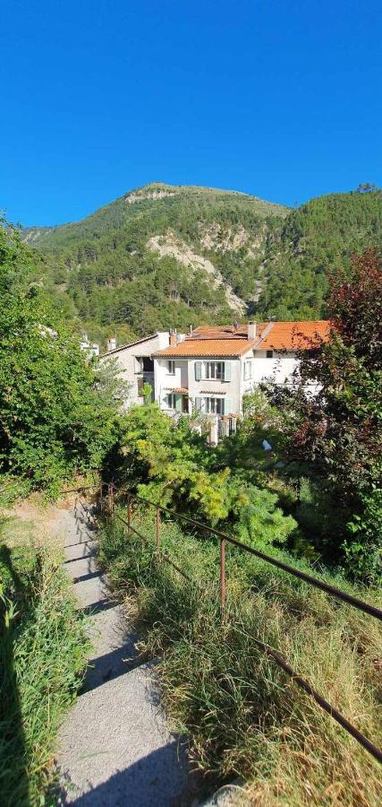 La Tiniera A Luceram - Maison Renovee 2023- Terrasse - Wifi - Village Des Creches Exteriör bild