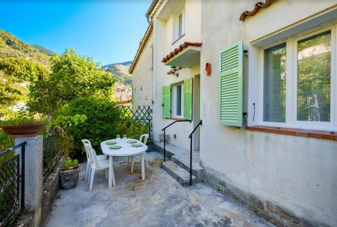 La Tiniera A Luceram - Maison Renovee 2023- Terrasse - Wifi - Village Des Creches Exteriör bild